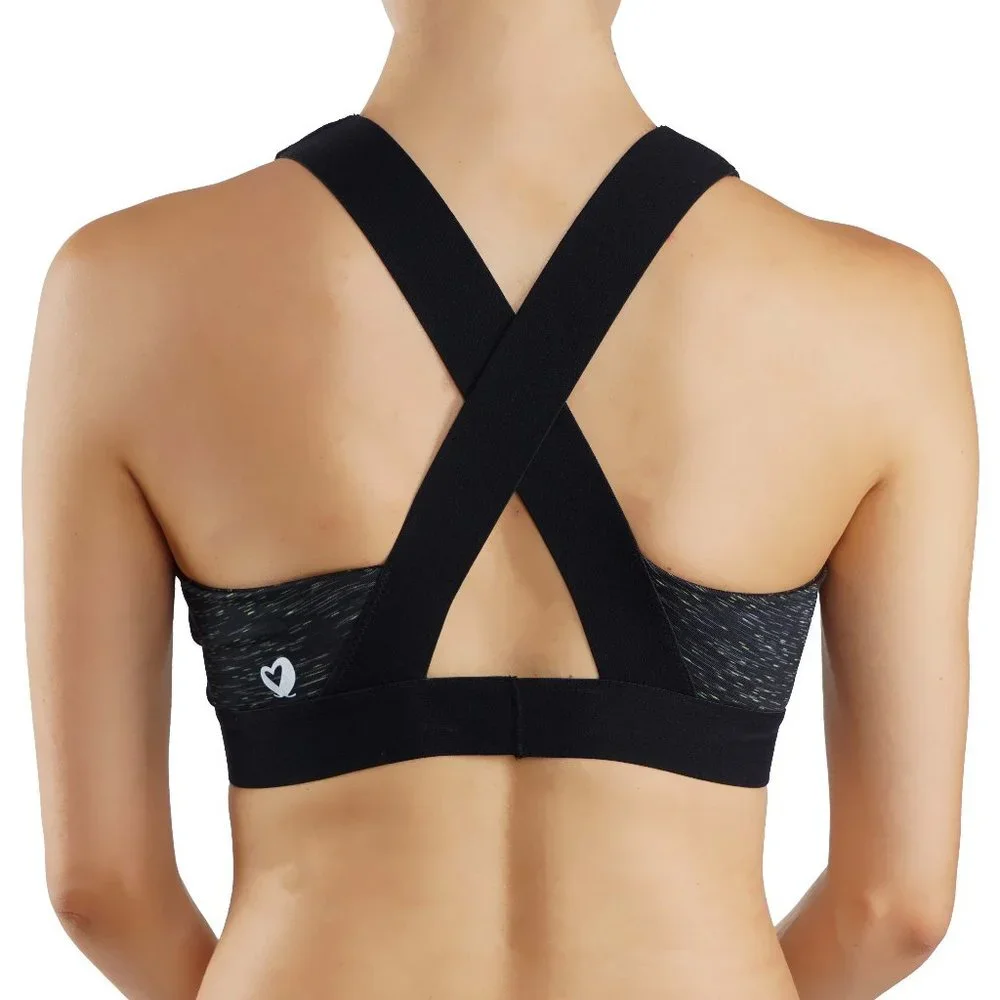 Sports Bra yoga top with breathable open back